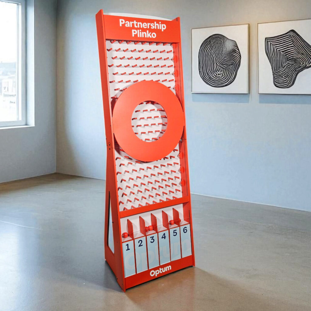 Large Plinko boards by Robert Kauffman