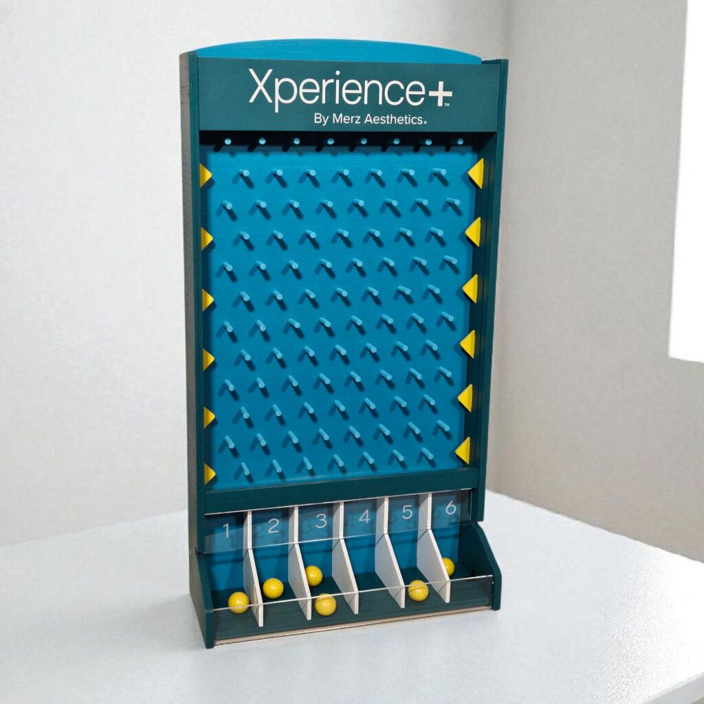 tabletop Plinko boards by Robert Kauffman